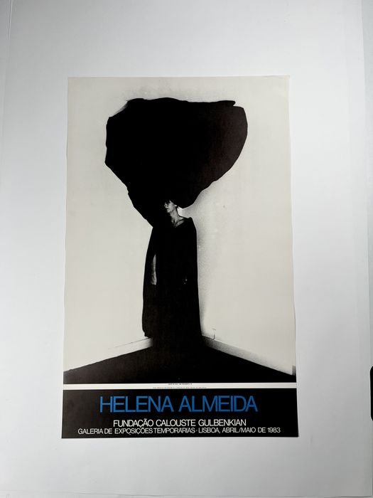 Cartaz Helena Almeida Fundação Calouste Gulbenkian 1983
