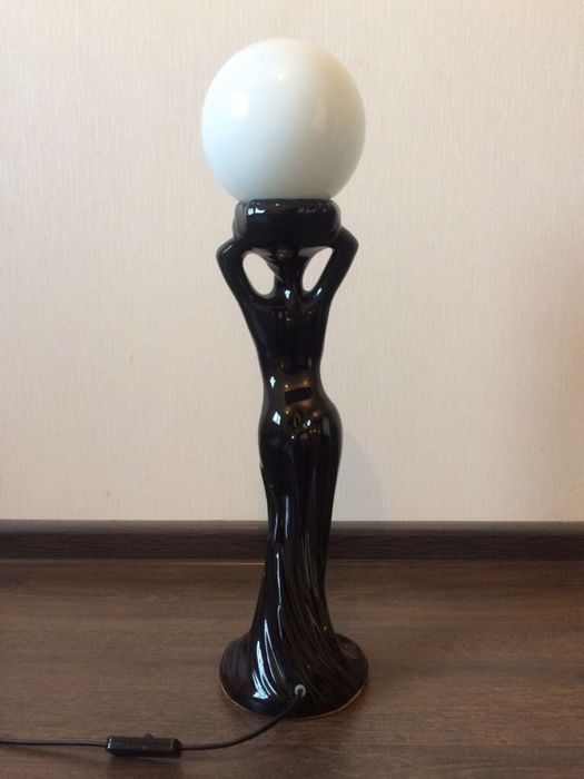 Настольная лампа. Декоративный светильник / торшер Афина