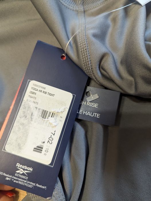 Legginsy Reebok Yoga HR Rib Tight
