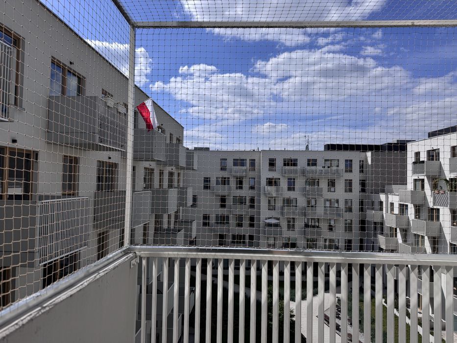 Siatka na balkon/dla kota/przeciwko gołębiom/montaż siatki