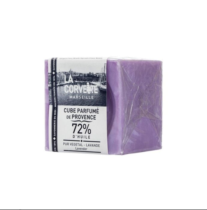 Mydło Marsylskie Prowansalskie LAWENDA, 200g, La Corvette