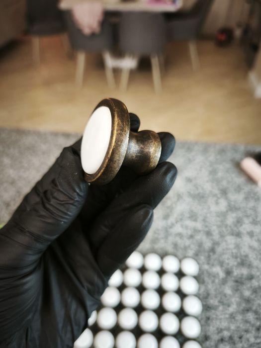 Ручки для меблів бронза кераміка