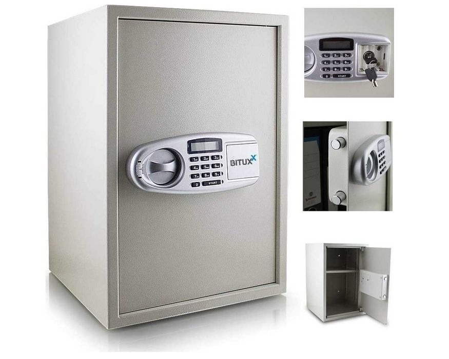 SEJF DUŻY Domowy / Biurowy na szyfr elektroniczny - 3 kolory PROMOCJA