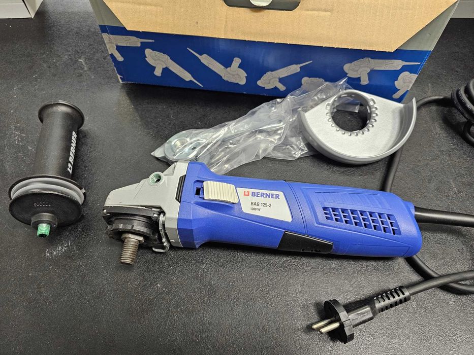Szlifierka Kątowa Berner BAG125-2 1300W * NOWA * Komis Madej Gorlice