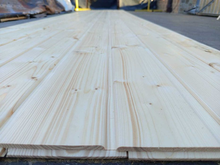 Deska świerkowa boazeria 4170x120x14mm fińska softline, jak panele
