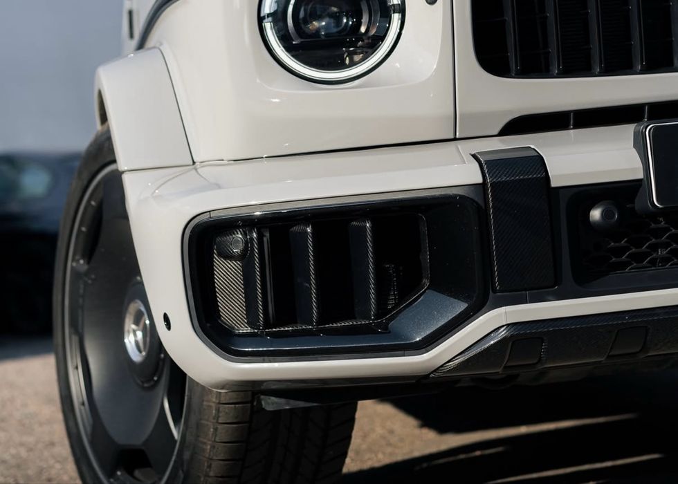 Вставки бампер карбоновые воздуховоды Mercedes G-Class G63 W465 Карбон