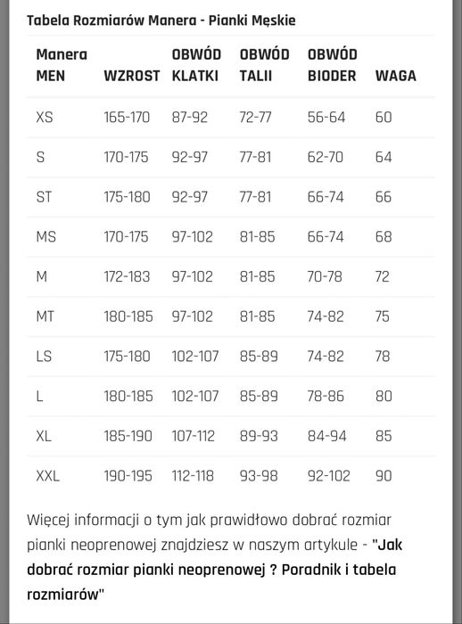 Męska Pianka Neoprenowa Manera X10D 5/4/3 roz. Ms 2025 Kitesurfing