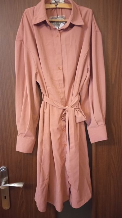 Sukienka puder róż 36
