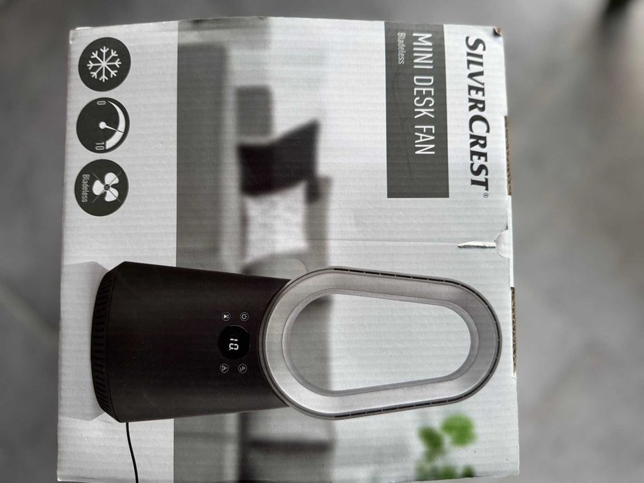 Wentylator bezwirnikowy z wyświetlaczem led SILVERCREST SRV 24 A1 gwar