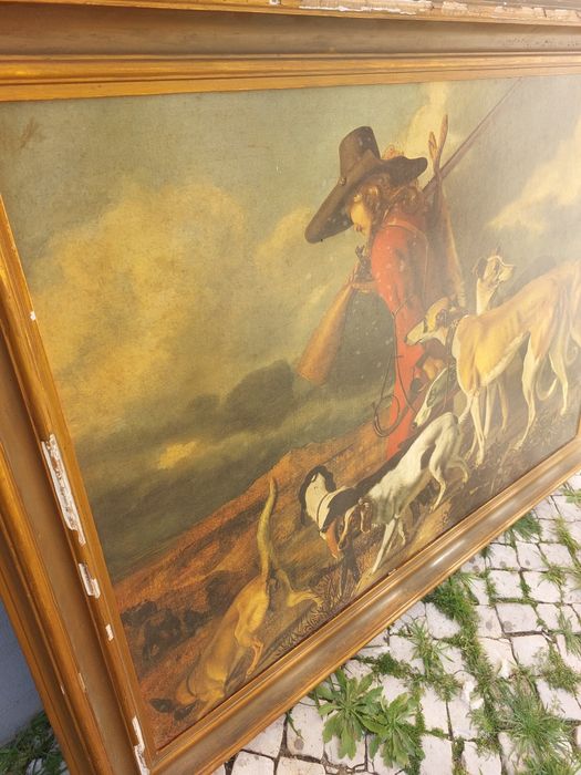 Quadro o Caçador" (The Hunter) de Adriaen Cornelisz Beeldemaker
