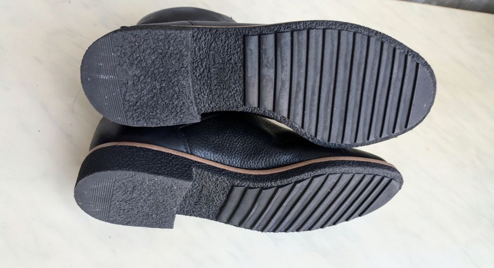 24см Ботильйони clarks сапоги зимові теплі