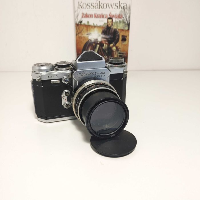 Analogowa Lustrzanka EDIXA mat Reflex mod D lens Zeiss Tessar 50mm 2,8