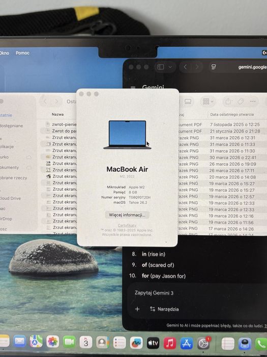 APPLE macbook AIR m2 256gb