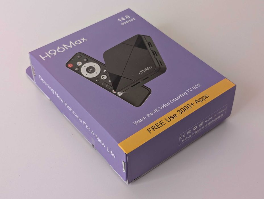 TV Box Android ATV 14 | 4K | 1+8G (2+16G) | WiFi 6 | Google Assistant | H96 Max RK3518