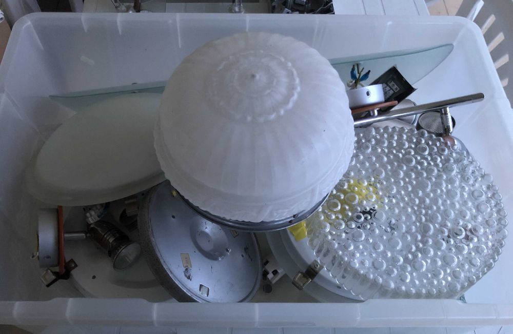 Conjunto Diverso de Candeeiros de Teto