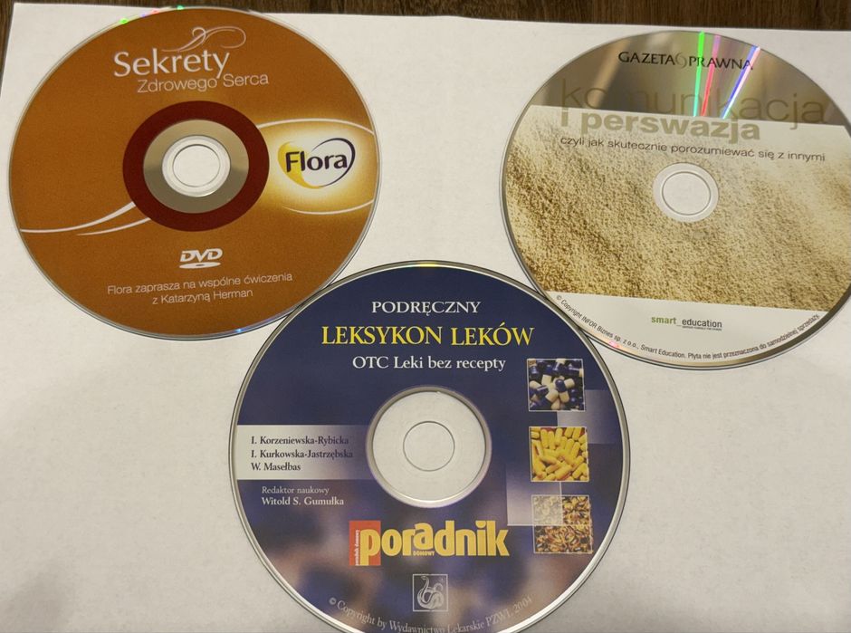 Komplet CD - poradniki, nauka angielskiego, inne