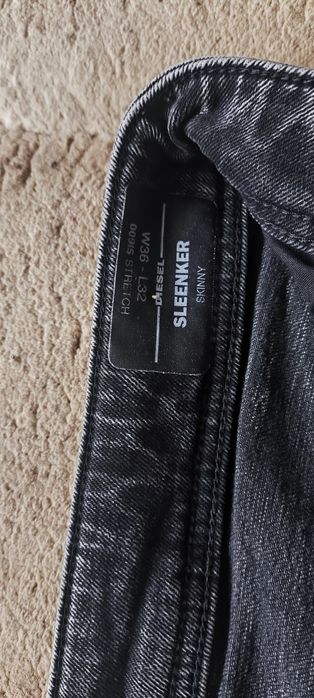 Джинси Diesel Sleenker Skinny W36 L32 Оригінал (Сірі/Чорні)