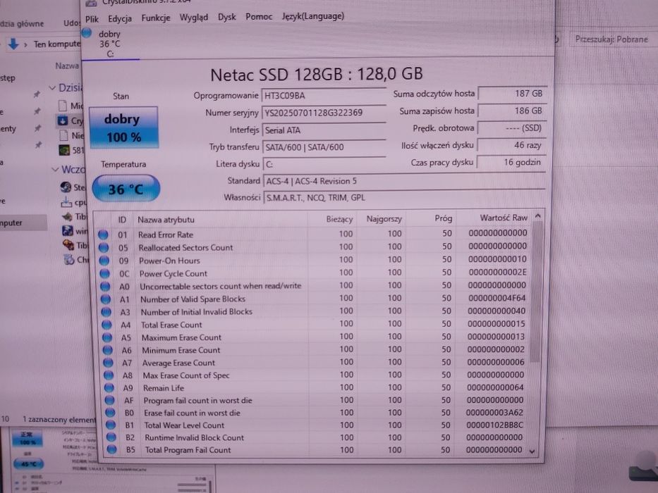 Komputer: AsRock z370 pro4 + i3 8100 4x3,6Ghz+Gtx 750Ti+128SSD+1TB HDD