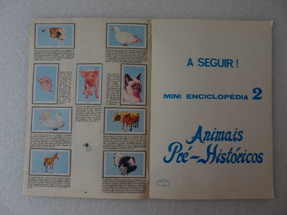 Caderneta de cromos completa Animais domésticos .