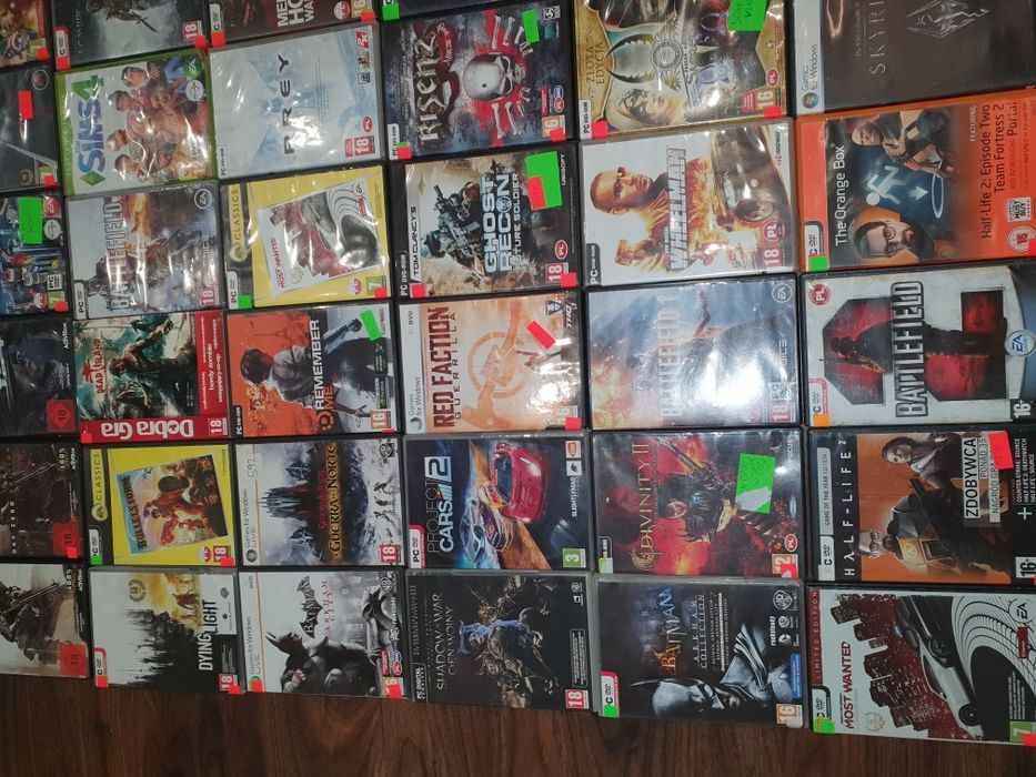 Gra gry PC unikaty 100szt dla kolekcjonera na komputer retro
