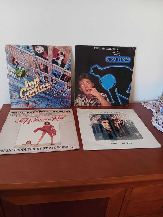 Discos em vinil anos 70 a 90