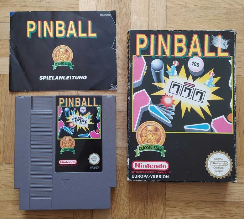 PINBALL PAL nes oryginał box 100% ok nintendo kolekcja pegasus pegazus