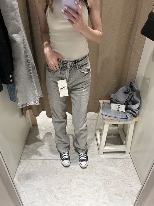 Прямі джинси stradivarius zara