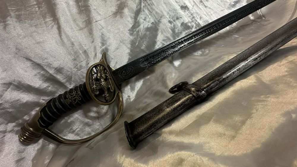 Szabla Pruska sygnowana Solingen z orłem