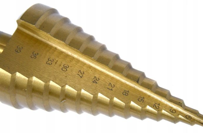 Wiertło Stożkowe Stopniowe Hs Tytan 4-39Mm Wiertła