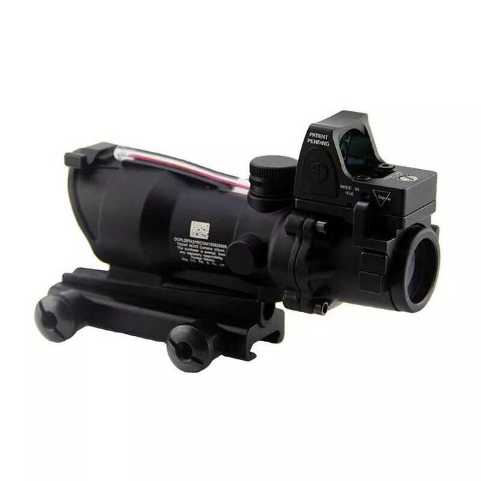 Оптический прицел TRIJICON ACOG 4x32 Red с мини коллиматором RMR USA