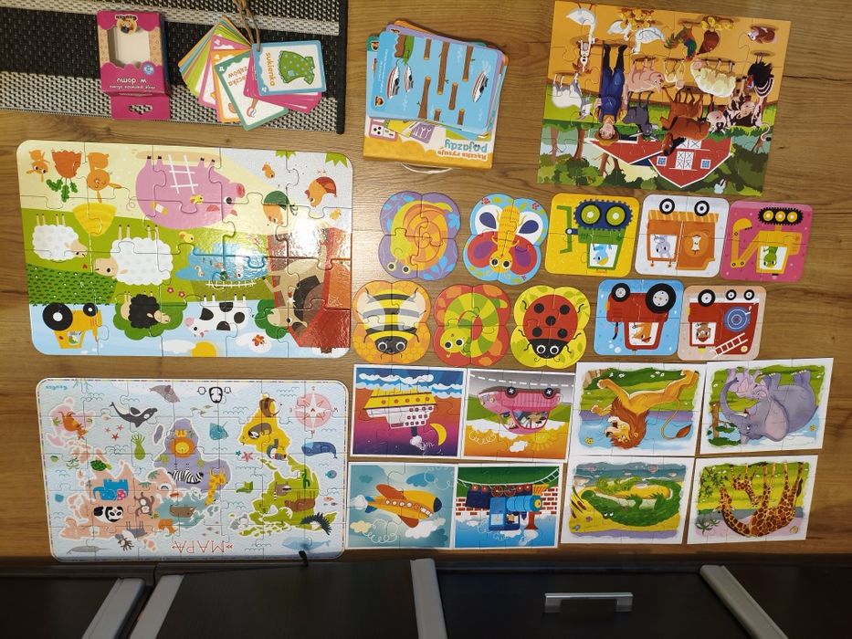 Zestaw puzzle farma mapa  CzuCzu Trefl karty do rysowania
