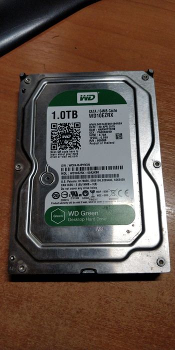 Жорсткий диск SATA WD 10EZRX Green 1.0 TB