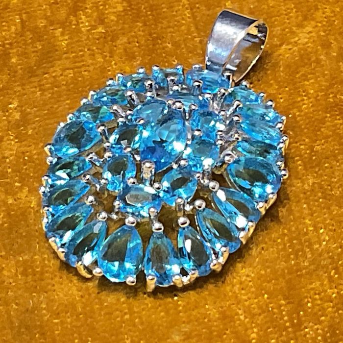 Pendente prata 925 medid,3,5 cm