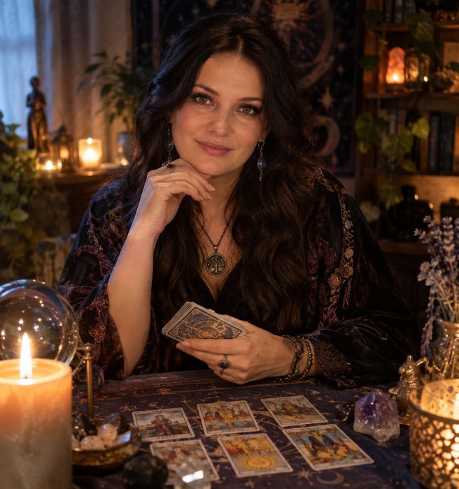 Wróżka wróżby tarot