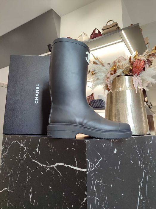 Чоботи 24C Rubber Rain Boots Black