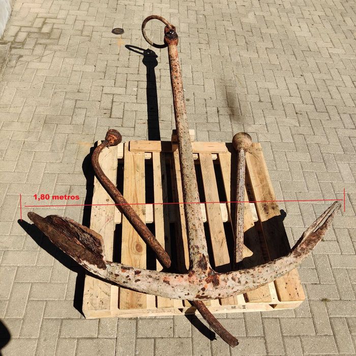 Ancora de Navio / Barco em Ferro antiga de grandes dimensões