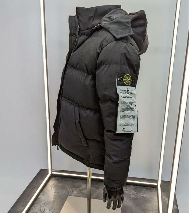 РОЗПРОДАЖ!!!Куртка чоловіча зимова із капюшоном, пуховик Stone Island
