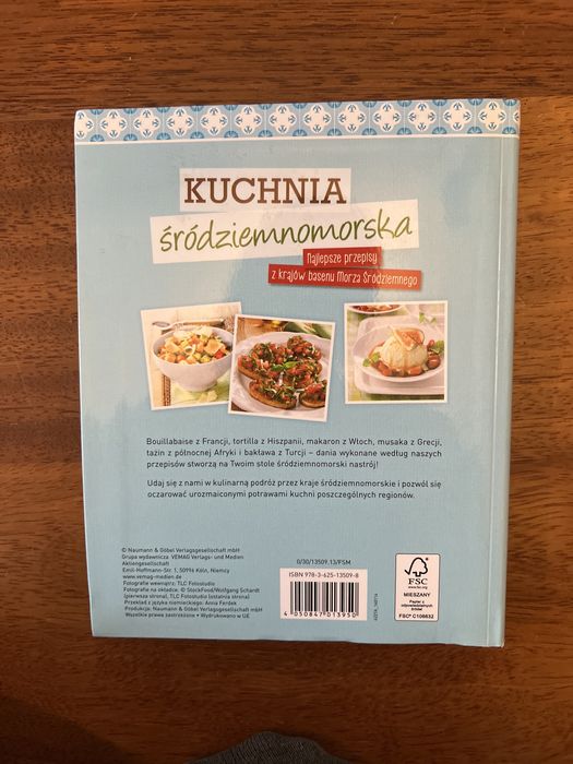 Książka kucharska „Kuchnia Śródziemnomorska”