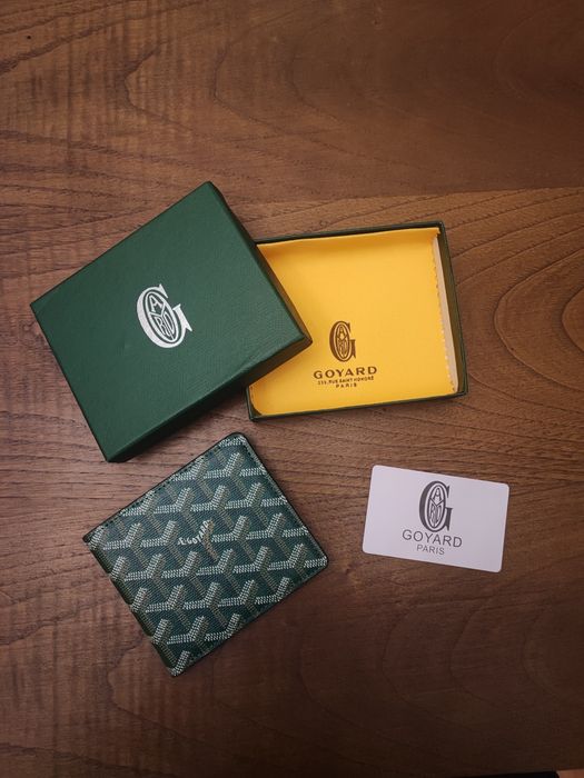 Carteira Goyard verde