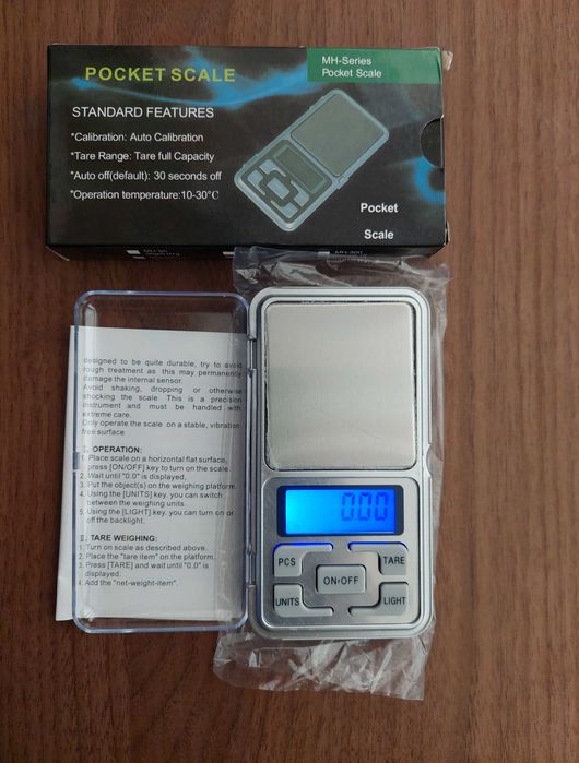 Balança digital de 0,01g pesa até 500g. NOVA.