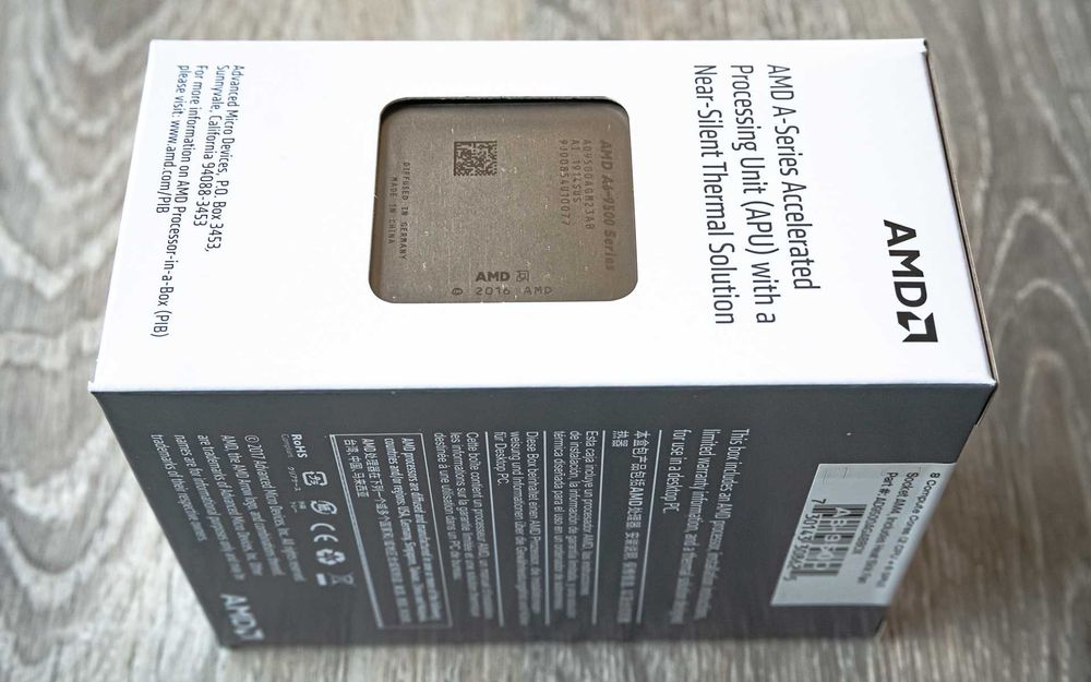 AMD A6-9500 APU 3.8 GHz – Socket AM4, New/Sealed64586503256322122