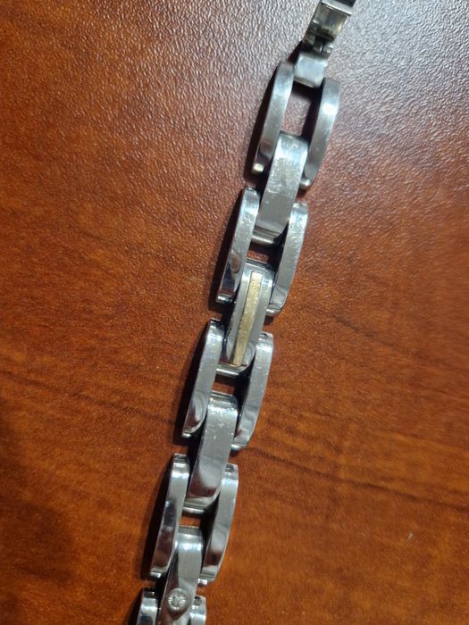 Bransoleta z elementami złota 14k 585