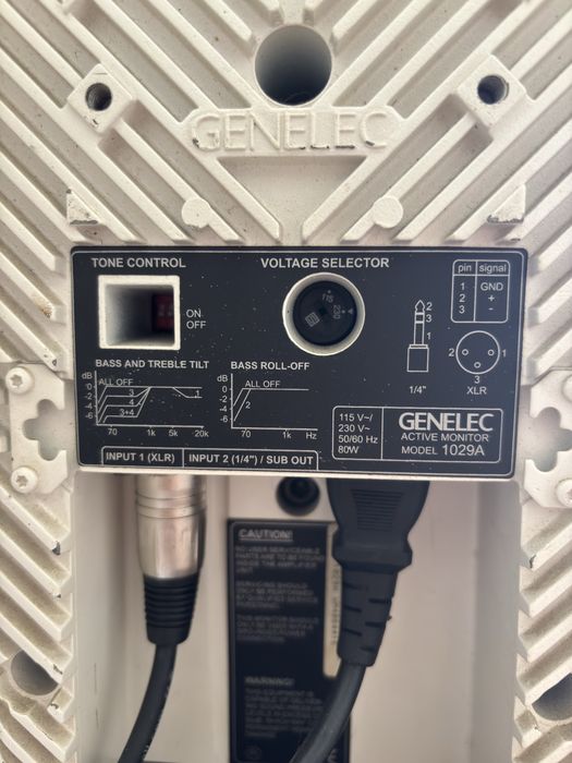 Genelec 1029A + Subwoofer presonus 8BT