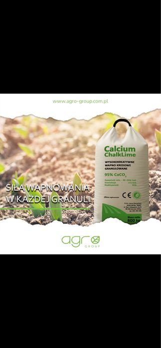 Wapno granulowane oraz czarna  kreda PRODUCENT