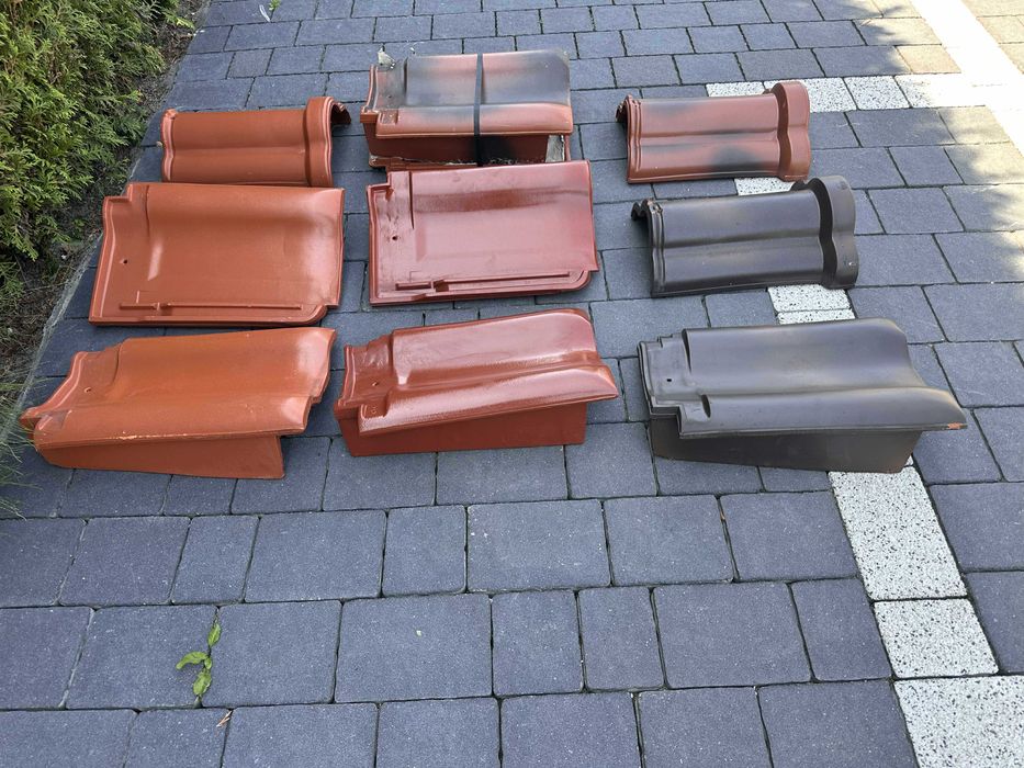 Dachówka Roben fleming Rustykalny miedziany kasztan boczne gąsiory