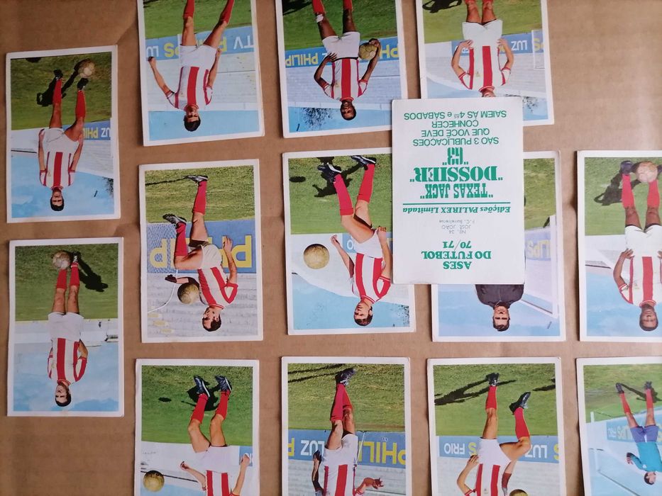 14 Cromos Ases do Futebol 70 /71 BARREIRENSE c/Guarda-redes BENTO Palirex