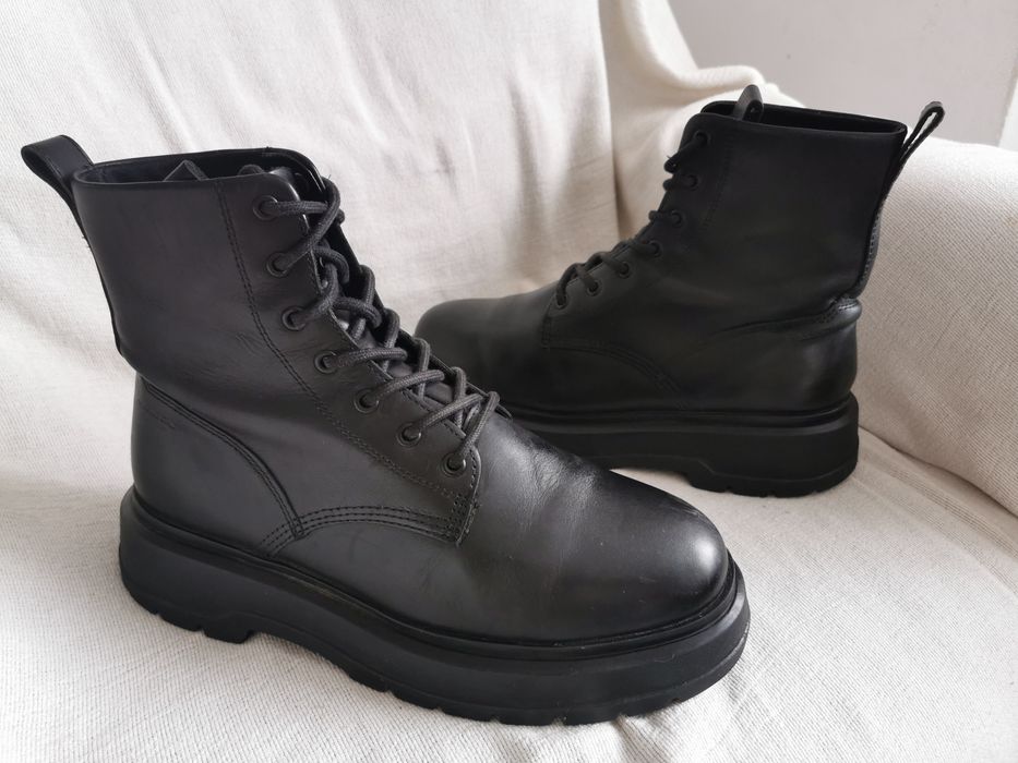 Vagabond Jeff skórzane glany trzewiki botki chunky boots 41