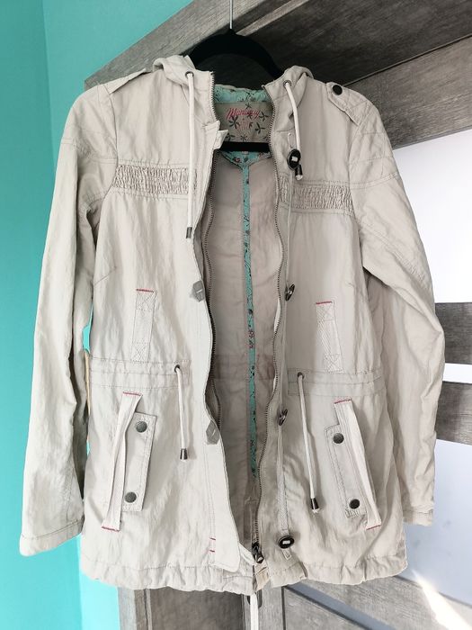 S/M Mantaray parka przeciwdeszczowa kurtka przejściowa wiosenna Boho