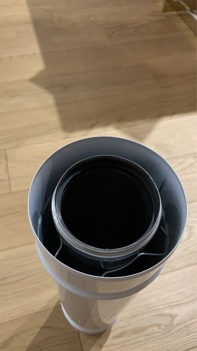 Rura spalinowa 80/125 500mm