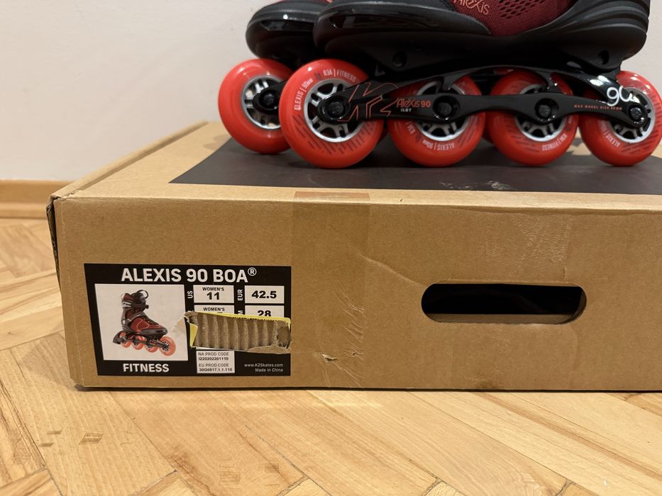 Rolki k2 alexis 90 boa 42 42,5